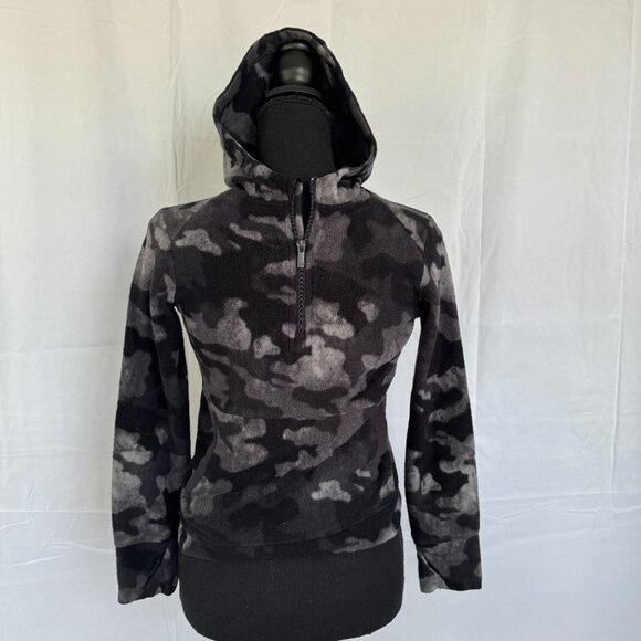 All in motion black gray camo sport Hoodie Pullover Size Medium -0299 - Picture 6 of 6